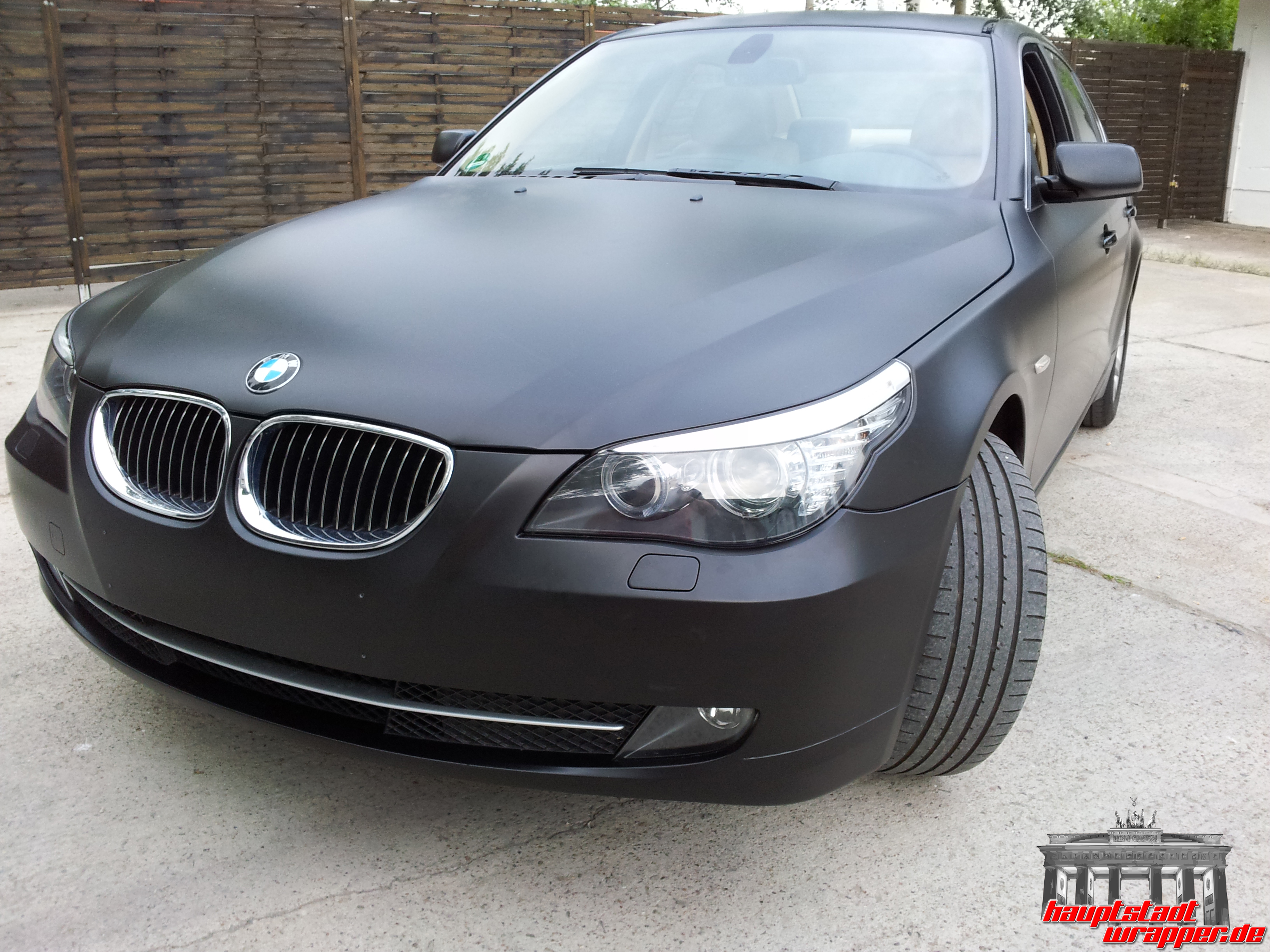Bmw 5er schwarz matt