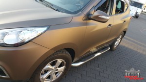 Hyundai IX35 Folierung Car Wrapping Gold Braun Matt Hauptstadt Wrapper (6)