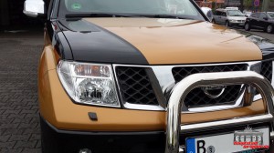 Nissan Navara Folierung Bronze Metallic Car Wrapping (10)