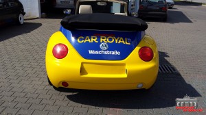 VW Beetle Folierung Car Wrapping Gelb Blau Car Royal (18)