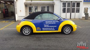 VW Beetle Folierung Car Wrapping Gelb Blau Car Royal (2)