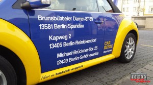 VW Beetle Folierung Car Wrapping Gelb Blau Car Royal (6)